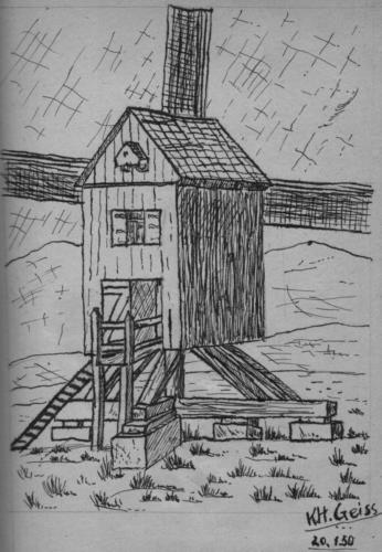 Anfänge Windmühle 1950