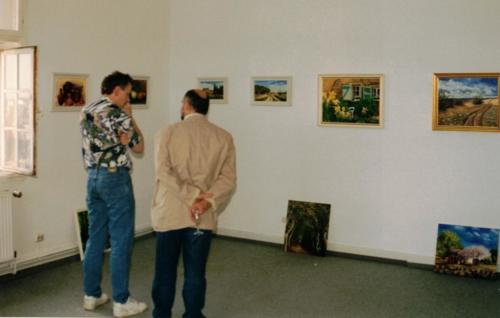 Kunst-Ausstellung K-H Geiss Fa. Rockendorf Kostheim 1