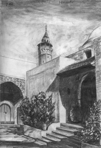 Minarett in Monastir - Tunesien